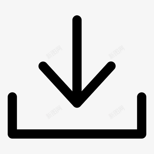 指示器器图标svg_新图网 https://ixintu.com 下载 下载器 下载指示器 传输 保存