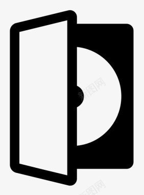 dvd盒cd胶卷图标图标