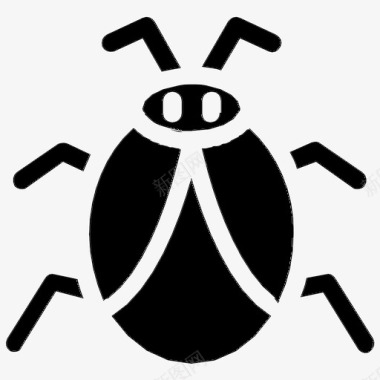 臭虫标志动物萤火虫图标图标