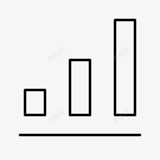 条形图应用程序业务图标svg_新图网 https://ixintu.com 业务 导航 应用程序 文本编辑器ui 条形图 用户界面 软件