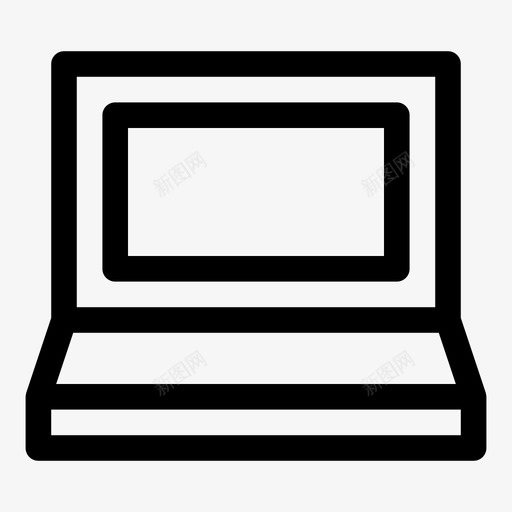 笔记本电脑电脑macbook图标svg_新图网 https://ixintu.com macbook 个人电脑 电脑 笔记本 笔记本电脑 纯系列