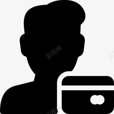 用户卡信用卡借记卡图标图标