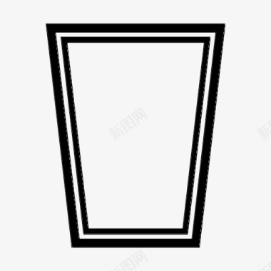 玻璃酒吧饮料图标图标