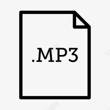 mp3文件音频文件文件类型图标图标
