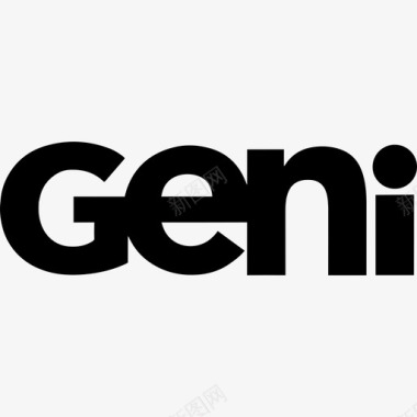 Geni社交标志社交图标图标