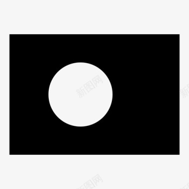 孟加拉国旗亚洲圆圈图标图标