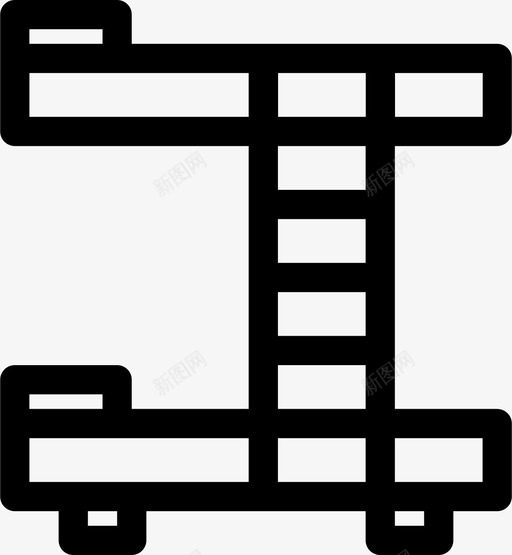 双层床双人床家具图标图标免费下载 图标0qqpwgvqg 新图网