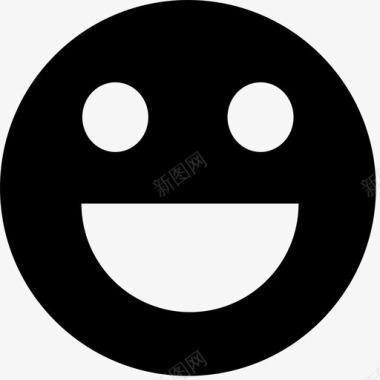 快乐表情情绪咧嘴笑图标图标