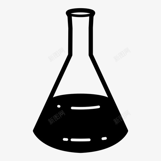 锥形烧瓶烧杯实验室图标svg_新图网 https://ixintu.com 实验室 烧杯 科学 科学实验室 锥形烧瓶