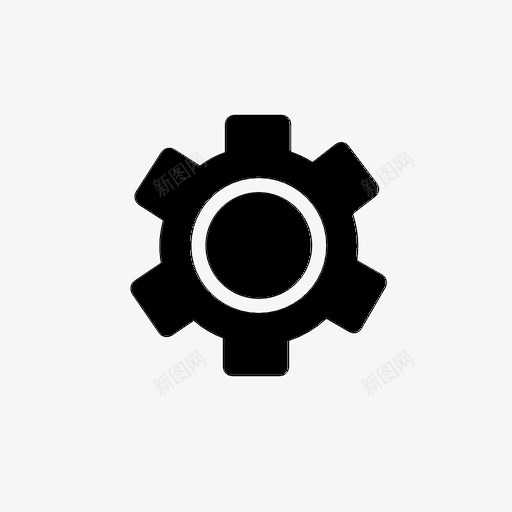 齿轮修理修理器具图标svg_新图网 https://ixintu.com 修理 修理器具 工具 装置 齿轮