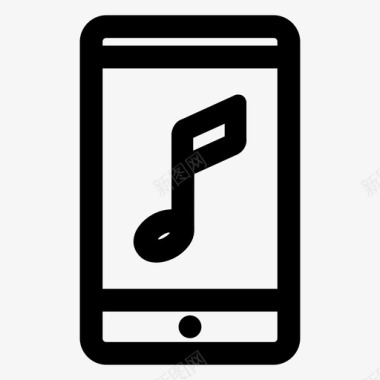 智能手机音乐备忘音频音乐音乐图标图标