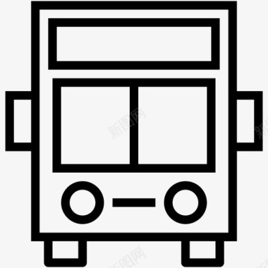 旅游巴士长途汽车公共汽车图标图标