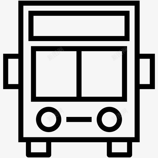 旅游巴士长途汽车公共汽车图标svg_新图网 https://ixintu.com 交通工具 交通线路图标集合 公共汽车 旅游巴士 长途汽车