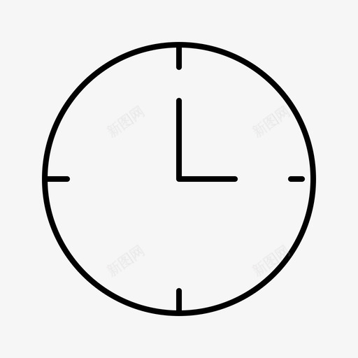 时钟商务开发图标svg_新图网 https://ixintu.com 办公 商务 开发 时钟 规划 项目管理