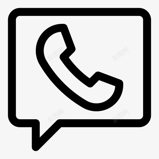 电话留言电话留言图标svg_新图网 https://ixintu.com 电话 电话留言 电话通知 留言 纯线路