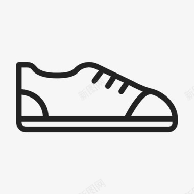 运动鞋鞋士力克图标图标