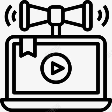 营销广告公告图标图标