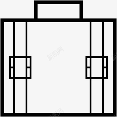手提箱附件箱包图标图标