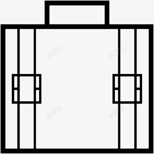 手提箱附件箱包图标svg_新图网 https://ixintu.com 书包 公文包 包 手提箱 教育线路图 附件箱