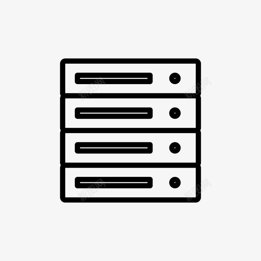 数据服务器数据存储数据库图标svg_新图网 https://ixintu.com web服务器 数据存储 数据库 数据服务器 文件服务器 服务器维护
