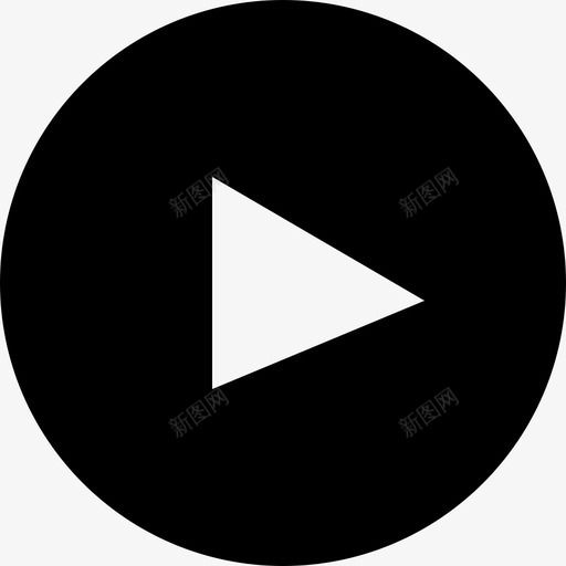 播放按钮音频音乐图标svg_新图网 https://ixintu.com 播放器 播放按钮 音乐 音频 音频和视频采集