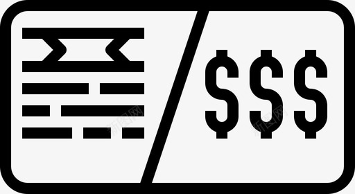 代金券卡证书图标svg_新图网 https://ixintu.com 代金券 优惠券 卡 礼物 票 网上商店 证书 钱