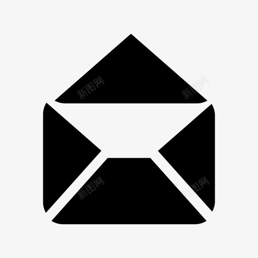 信件打开细读图标svg_新图网 https://ixintu.com 信件 打开 细读 阅读