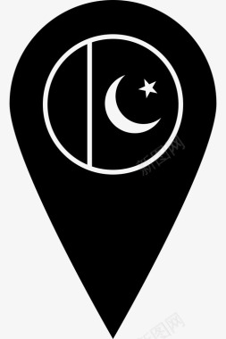 巴基斯坦亚洲国家图标图标