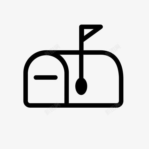 邮箱家庭收件箱图标svg_新图网 https://ixintu.com 家庭 接收邮件 收件箱 邮箱
