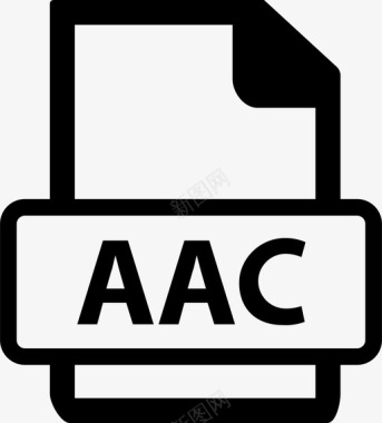 aac文件音频编解码器图标图标
