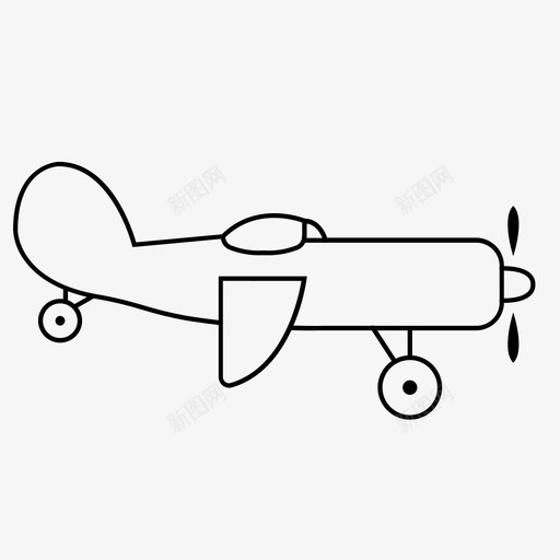 道具飞机飞机玩具图标svg_新图网 https://ixintu.com 旅行 玩具 芝加哥 道具飞机 飞机