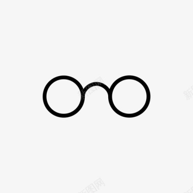 眼镜眼睛阅读图标图标