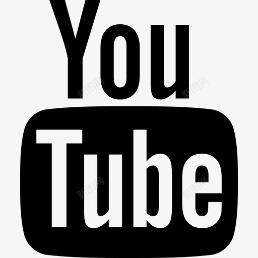 Youtube标识社交社交图标svg_新图网 https://ixintu.com Youtube标识 社交 社交图标