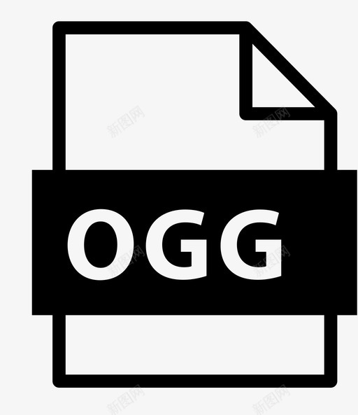 ogg文件扩展名名称图标svg_新图网 https://ixintu.com ogg文件 名称 扩展名 文件扩展名行 类型
