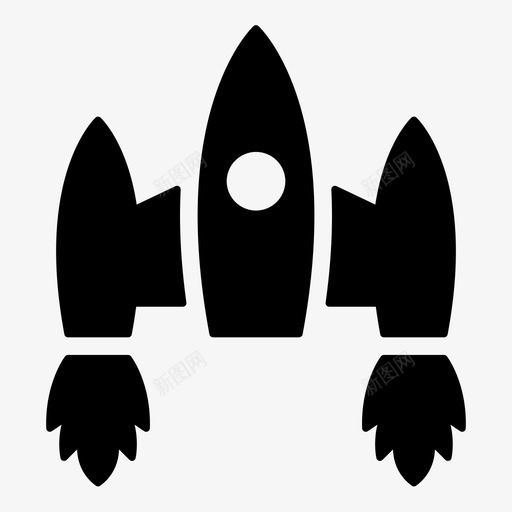 火箭导弹美国宇航局图标svg_新图网 https://ixintu.com 太空 宇宙飞船 导弹 火箭 美国宇航局