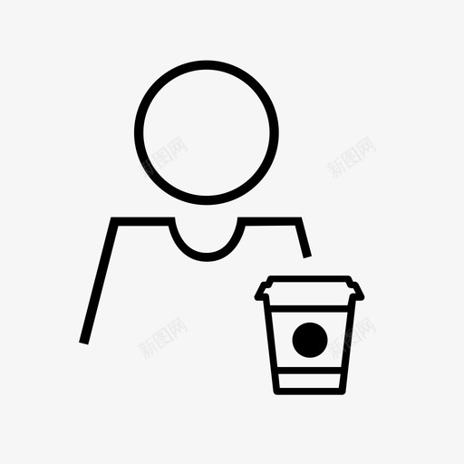 千禧年巴里斯塔咖啡图标svg_新图网 https://ixintu.com 千禧年 咖啡 咖啡店 学习 巴里斯塔 星巴克