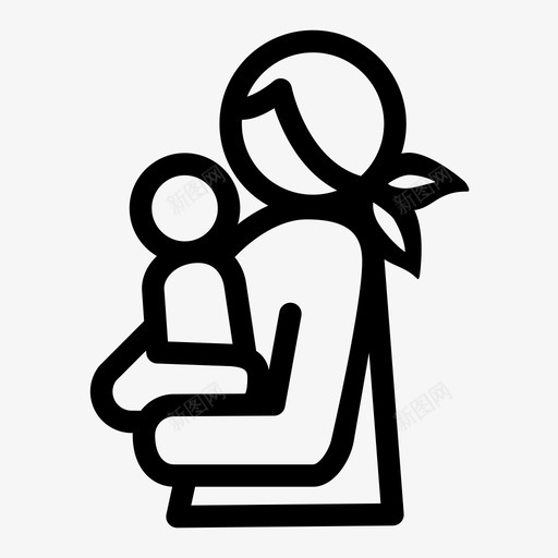 母婴婴儿儿童图标svg_新图网 https://ixintu.com 儿童 医药保健 婴儿 孕妇 母婴