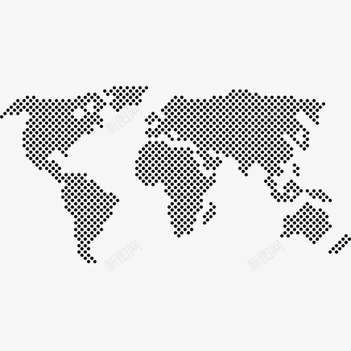 世界地图地图集点图标svg_新图网 https://ixintu.com 世界地图 国际 地图集 点