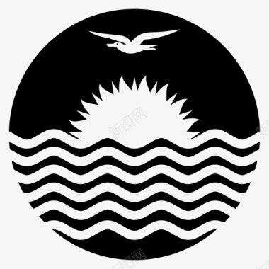 基里巴斯国家国旗图标图标