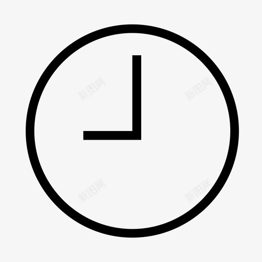 钟表钟表指针时间图标svg_新图网 https://ixintu.com 手表 挂钟 时间 薄型 钟表 钟表指针