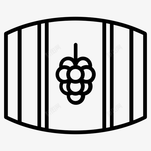 酒桶酒葡萄酒图标svg_新图网 https://ixintu.com 美味的葡萄酒 葡萄酒 酒 酒桶 酒窖