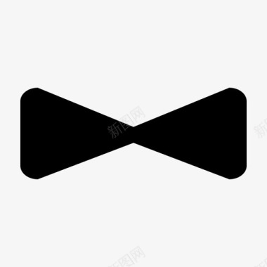 领结领带衣服和配件图标图标
