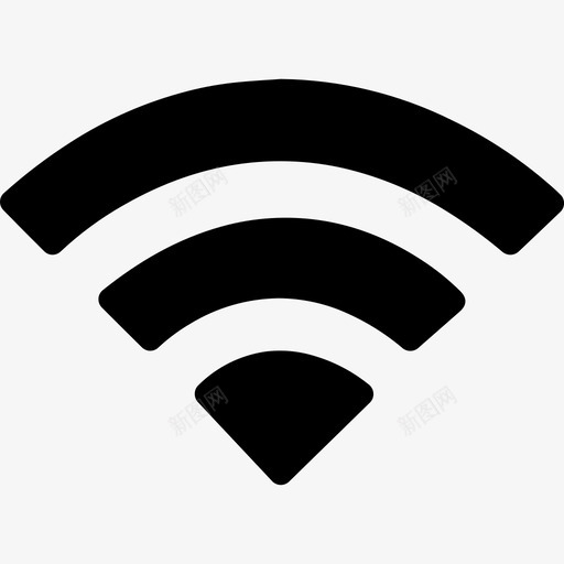 wifi免费全wifi图标svg_新图网 https://ixintu.com wifi 信号 免费 全wifi 无线