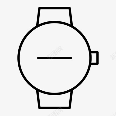 删除智能手表苹果智能手表时钟图标图标