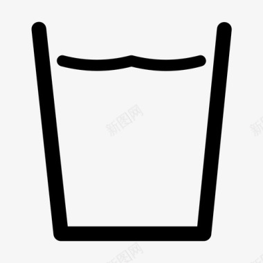 一杯水饮料液体图标图标