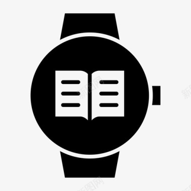 图书智能手表时钟设备图标图标