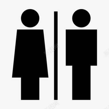 卫生间公厕图标图标