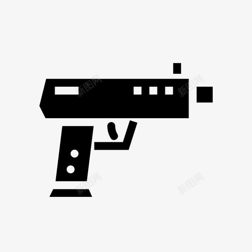武器警告枪械图标svg_新图网 https://ixintu.com 安全 射线枪 帮派 枪 枪械 武器 犯罪和安全可靠 警告