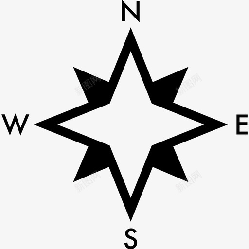 风之星符号工具和器具军事战略的要点图标svg_新图网 https://ixintu.com 军事战略的要点 工具和器具 风之星符号