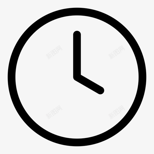 时钟延迟时间图标svg_新图网 https://ixintu.com 工作时间 延迟 时钟 时间 等待 纯线路